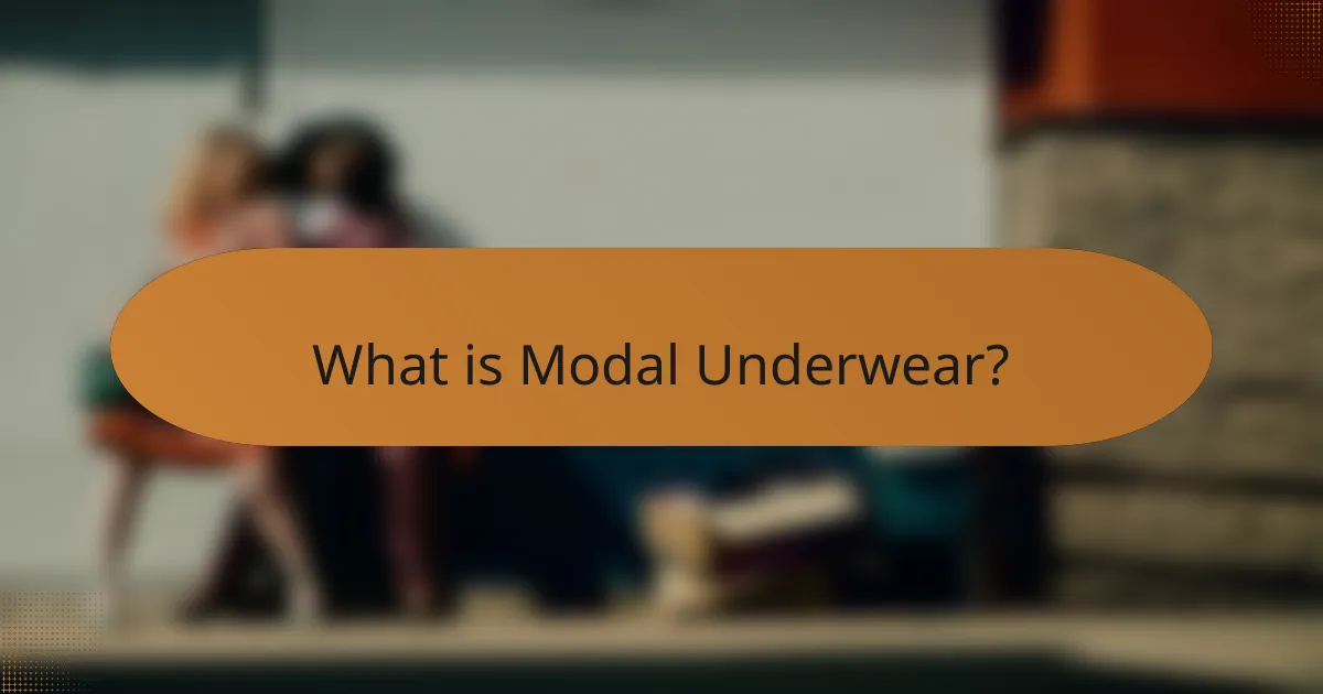 What is Modal Underwear?